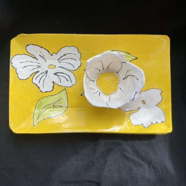 Yellow Rectangle Tray Set - Image 2